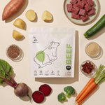 Karma sucha dla psa Wołowina 70% - widok z góry opakowania 2 kg